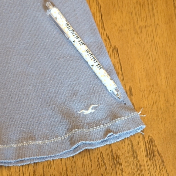 Y2K Hollister Women's Half Sleeve Gray Henley Tee Bella Swan - Picture 5 of 12